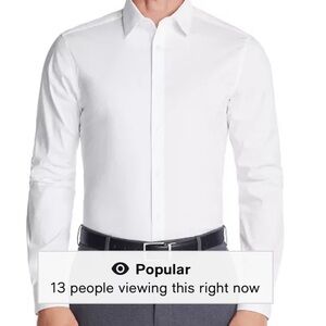 Men's Classic White Shirt